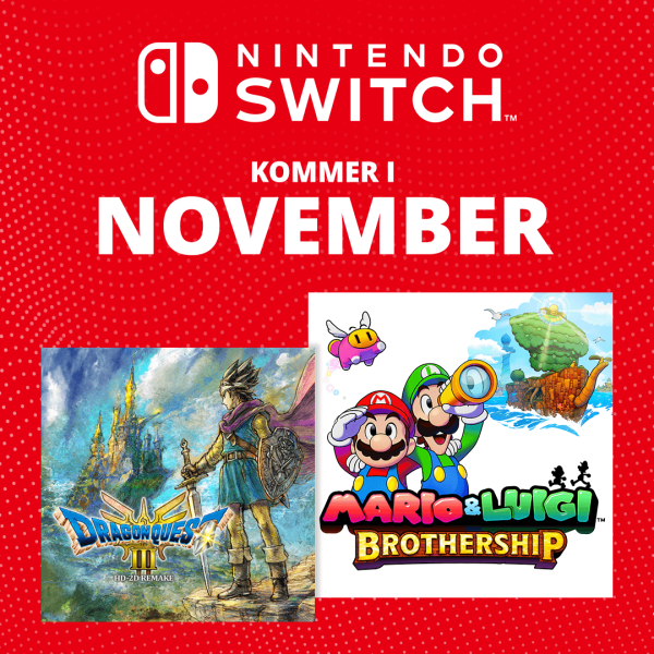 Kommande Nintendo Switch-spel – november 2024