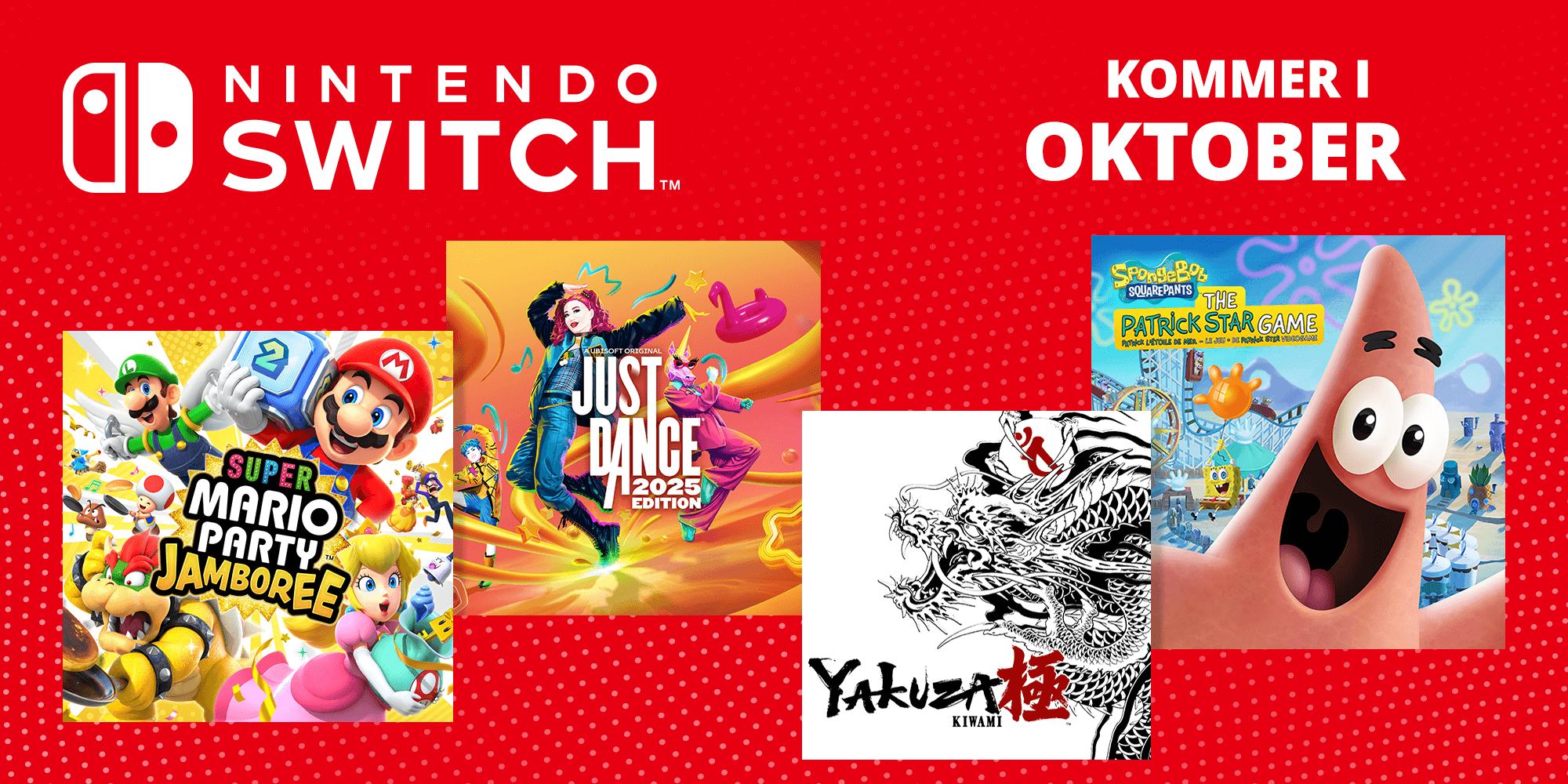 Kommande Nintendo Switch-spel – oktober 2024