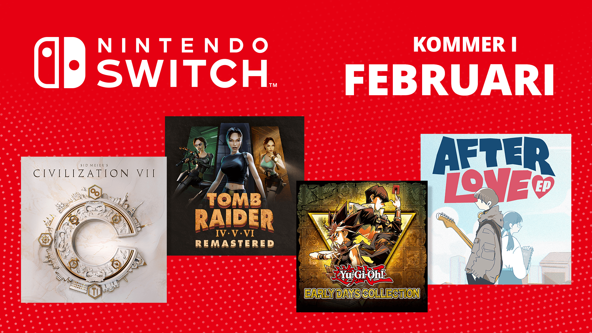 Kommande Nintendo Switch-spel – februari 2025